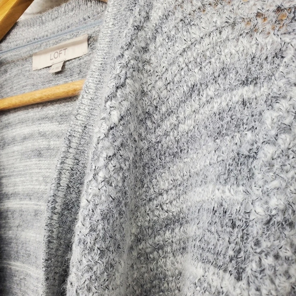 ANN TAYLOR LOFT Open Front Alpaca Cardigan Sz S - Picture 5 of 11